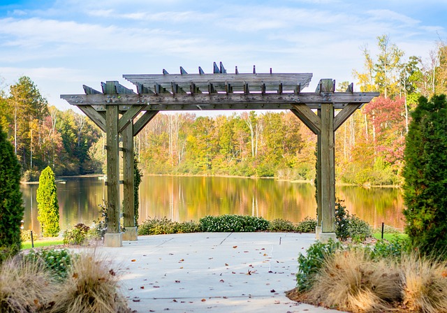 dřevěná pergola