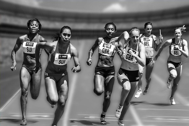 běžecký závod žen